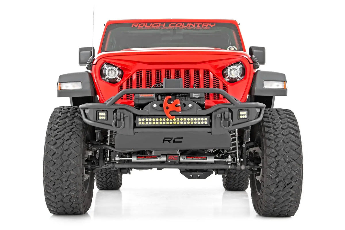 Front Winch Bumper | Tubular | Skid Plate | Jeep Gladiator JT/Wrangler JK & JL/Wrangler Unlimited by Rough Country