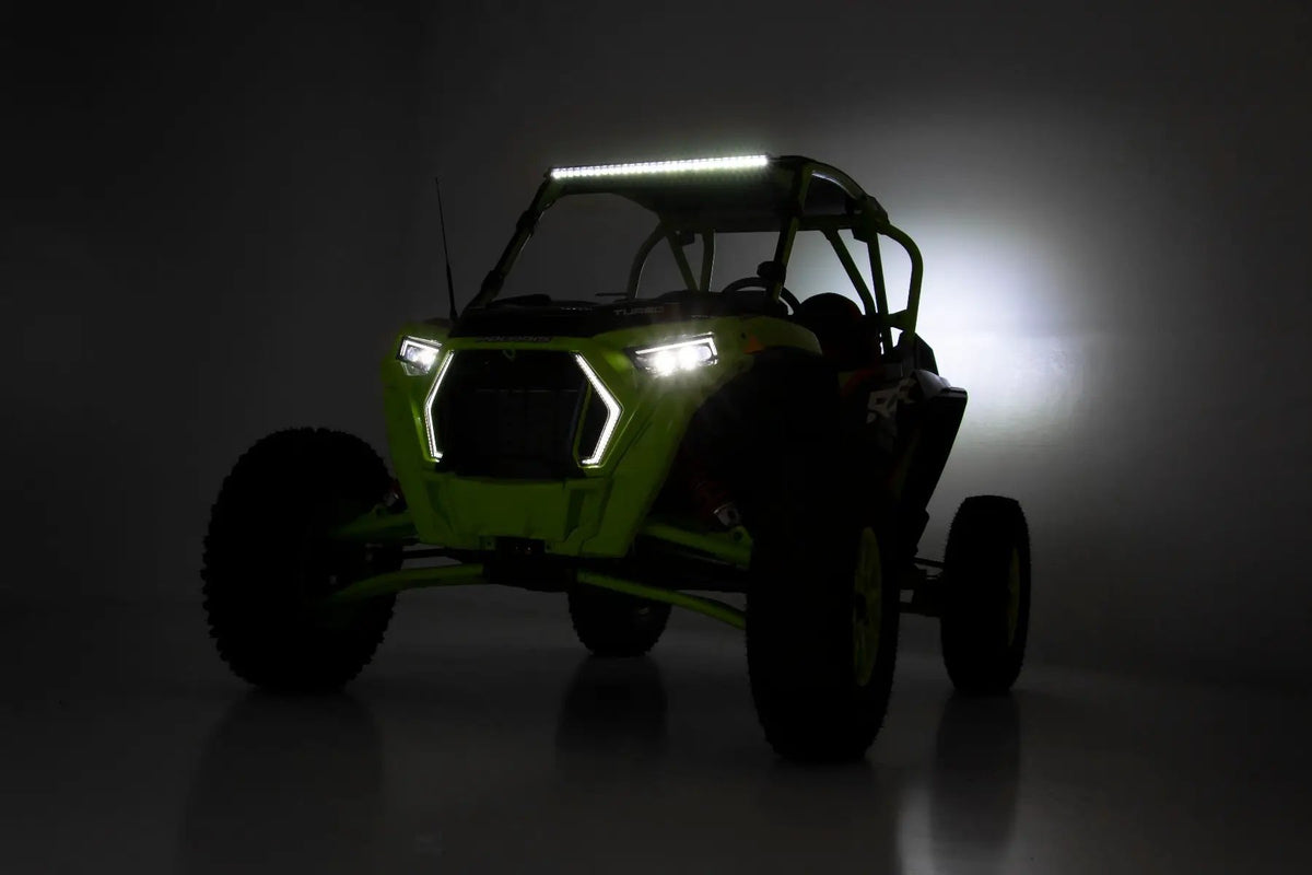 LED Light Kit | 30 Inch | Black Series | Front Mount | Polaris RZR Turbo S4 by Rough Country