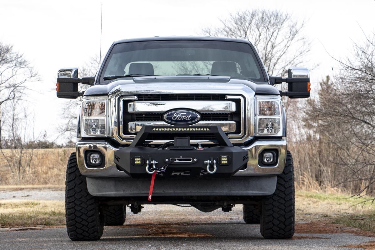 EXO Winch Mount Kit | Ford F-250/F-350 Super Duty 2WD/4WD (2011-2016) by Rough Country