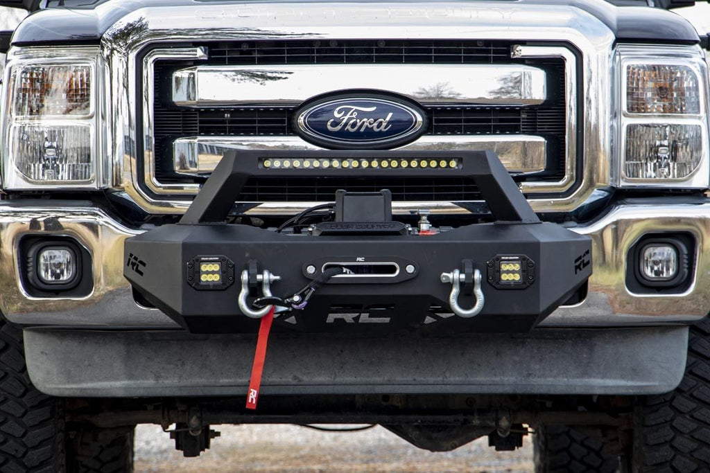 EXO Winch Mount Kit | Ford F-250/F-350 Super Duty 2WD/4WD (2011-2016) by Rough Country