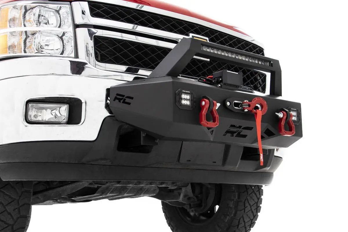 EXO Winch Mount Kit | Chevy Silverado 2500 HD/3500 HD 2WD/4WD (2011-2019) by Rough Country