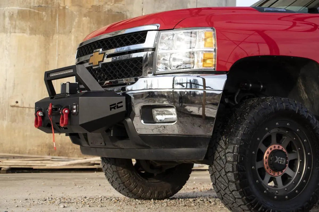 EXO Winch Mount Kit | Chevy Silverado 2500 HD/3500 HD 2WD/4WD (2011-2019) by Rough Country