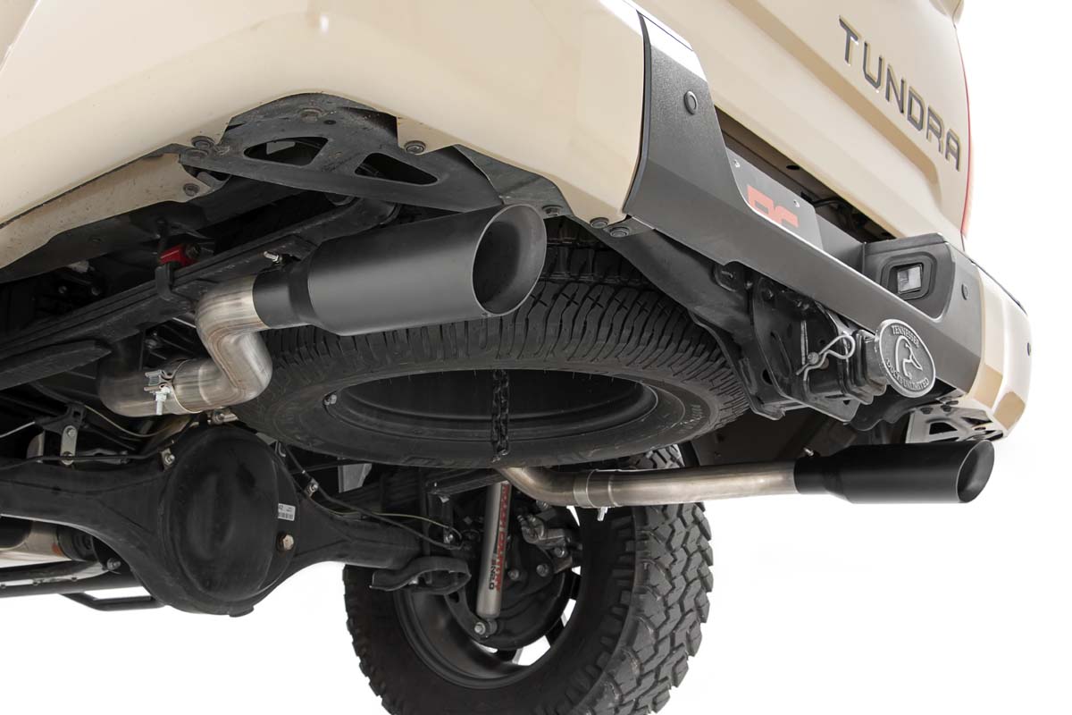 Performance Cat-Back Exhaust | Stainless | 4.6L/5.7L | Toyota Tundra (09-21) by Rough Country