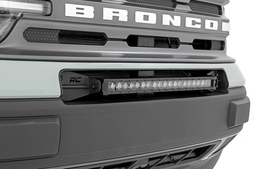 20 Inch Black Series LED Light Bar | Single Row | Cool White DRL by Rough Country