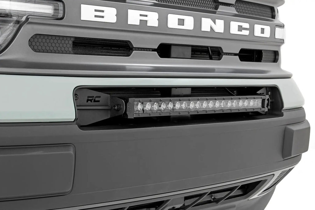 LED Light Kit | Bumper Mount | 20" Spectrum Single Row | Ford Bronco Sport (21-26) by Rough Country