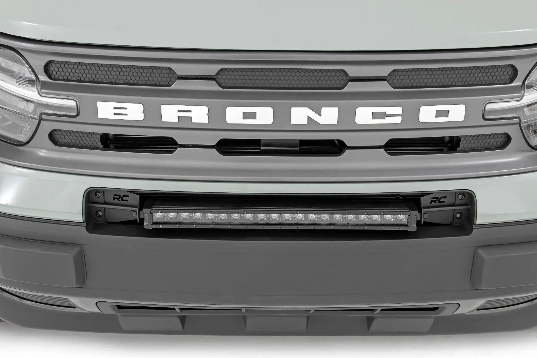 LED Light Kit | Bumper Mount | 20" Spectrum Single Row | Ford Bronco Sport (21-26) by Rough Country