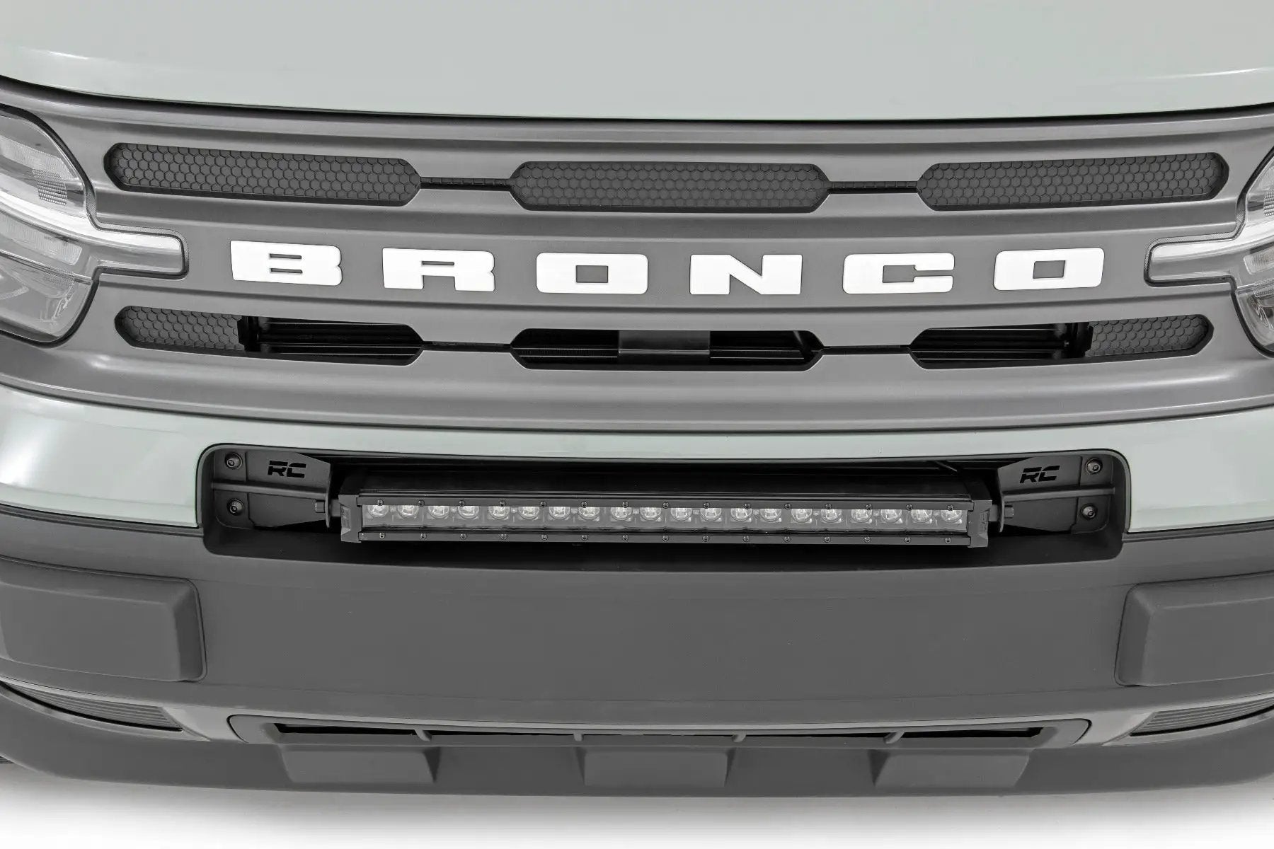 LED Light Kit | Bumper Mount | 20" Spectrum Single Row | Ford Bronco Sport (21-26) by Rough Country