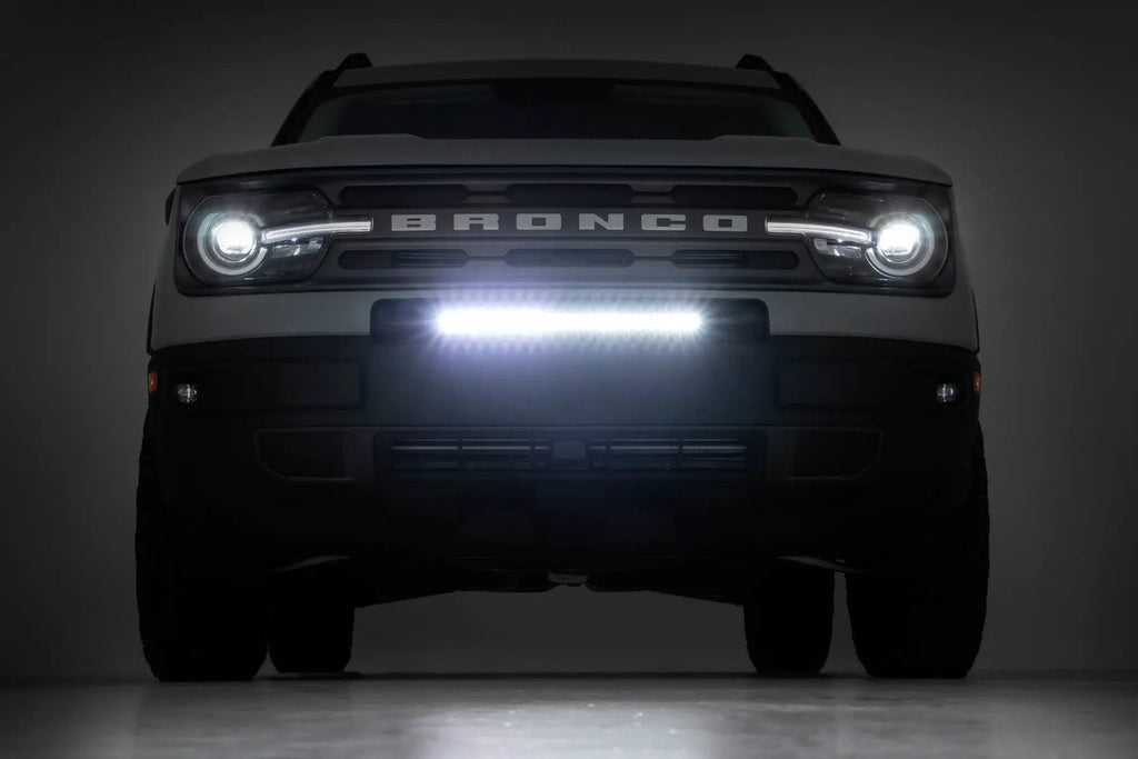 20 Inch Black Series LED Light Bar | Single Row | Amber DRL by Rough Country