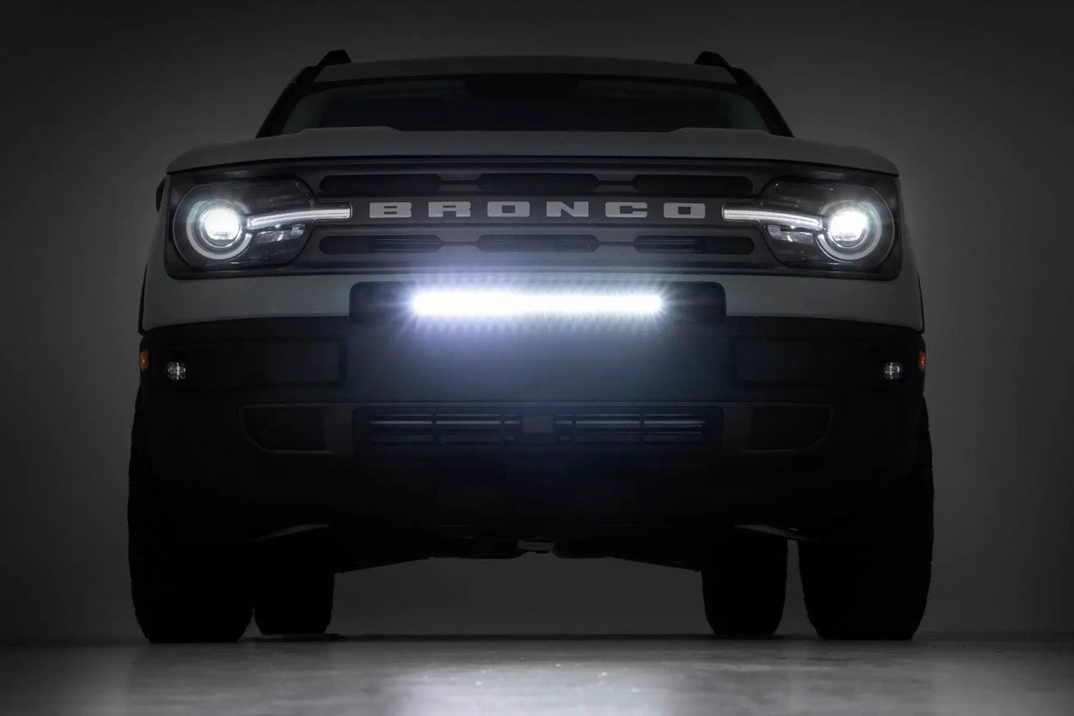 20 Inch Black Series LED Light Bar | Single Row | Amber DRL by Rough Country