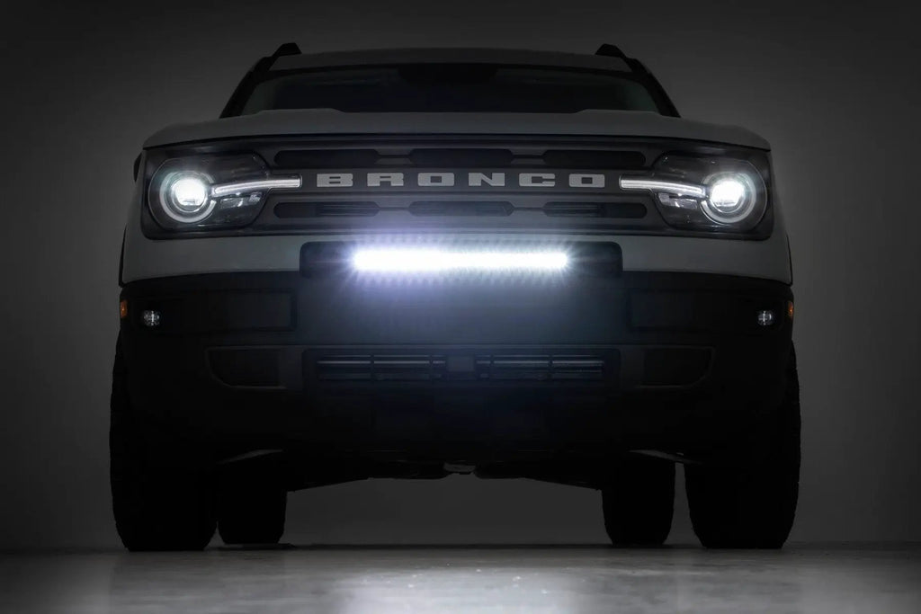 20 Inch Black Series LED Light Bar | Single Row | Amber DRL by Rough Country
