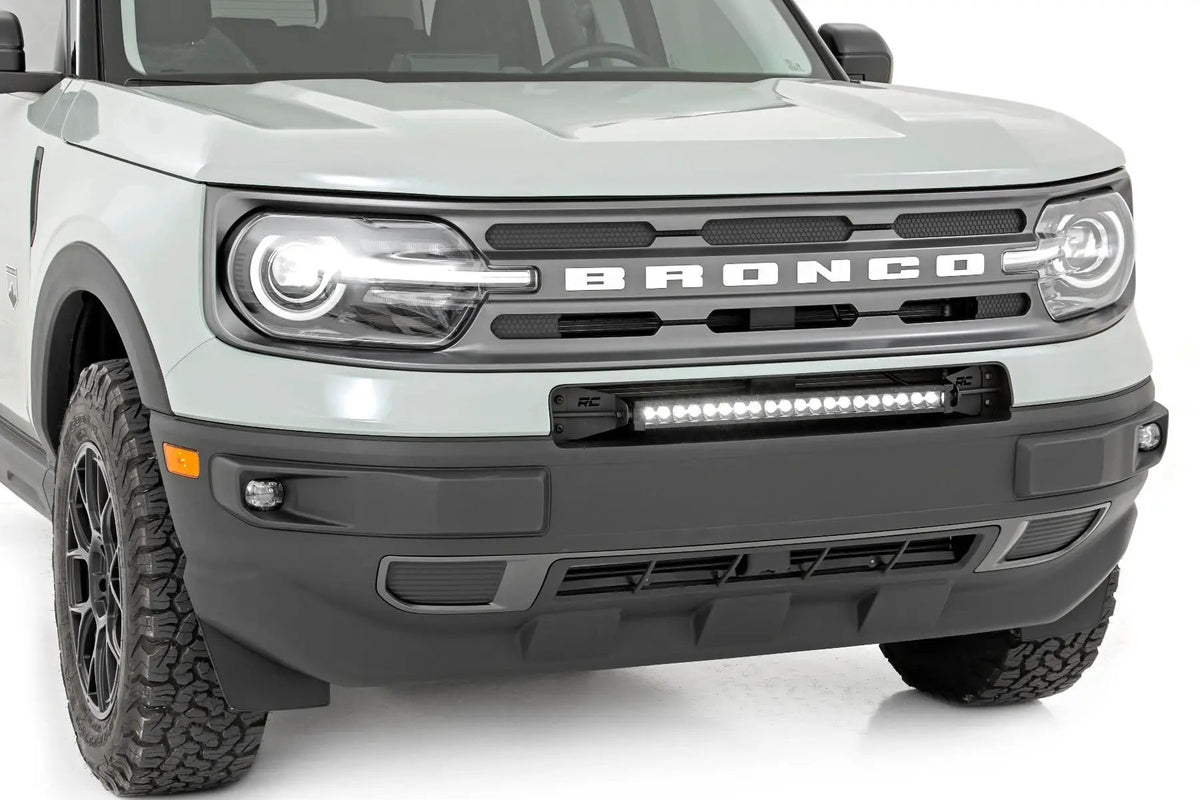 LED Light Kit | Bumper Mount | 20" Spectrum Single Row | Ford Bronco Sport (21-26) by Rough Country