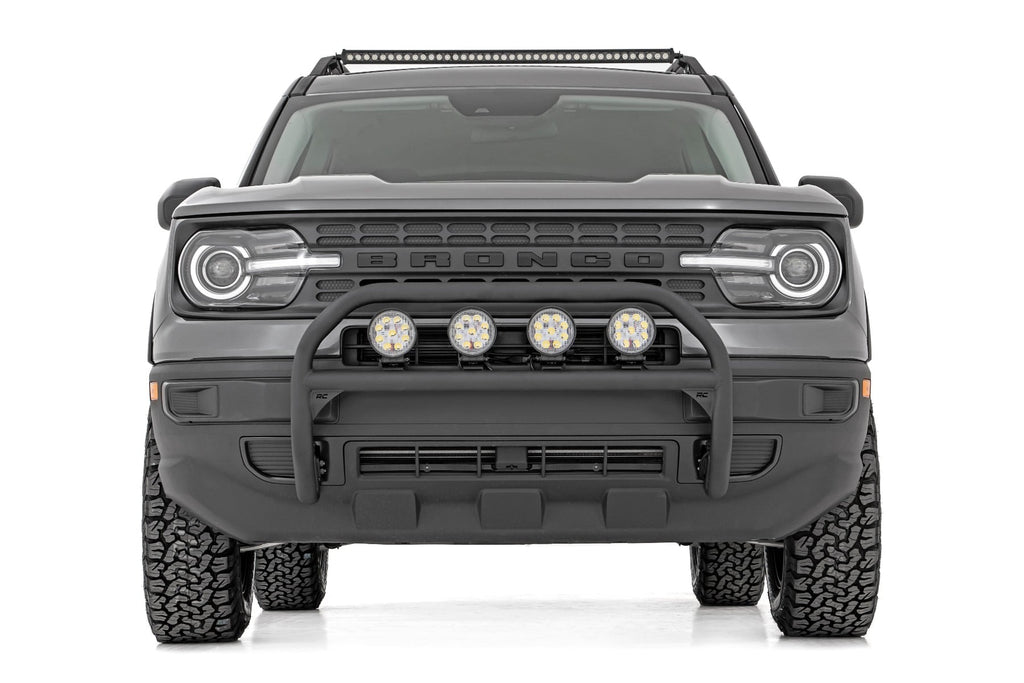 Nudge Bar | 4 Inch Round Led (x4) | Ford Bronco Sport 4WD (2021-2024) by Rough Country