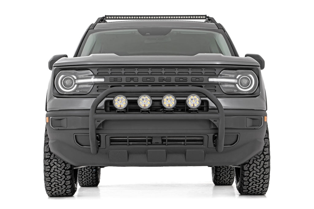 Nudge Bar | 4 Inch Round Led (x4) | Ford Bronco Sport 4WD (2021-2024) by Rough Country