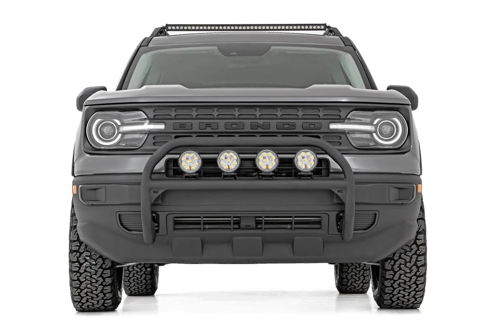 Nudge Bar | 4 Inch Round Led (x4) | Ford Bronco Sport 4WD (2021-2024) by Rough Country