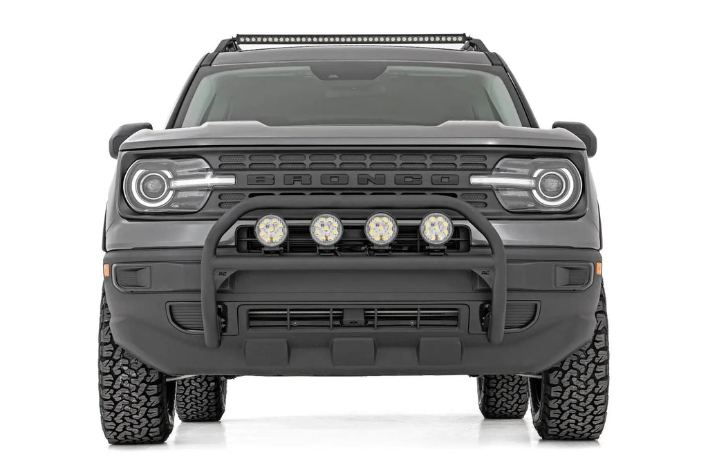 Nudge Bar | 4 Inch Round Led (x4) | Ford Bronco Sport 4WD (2021-2024) by Rough Country