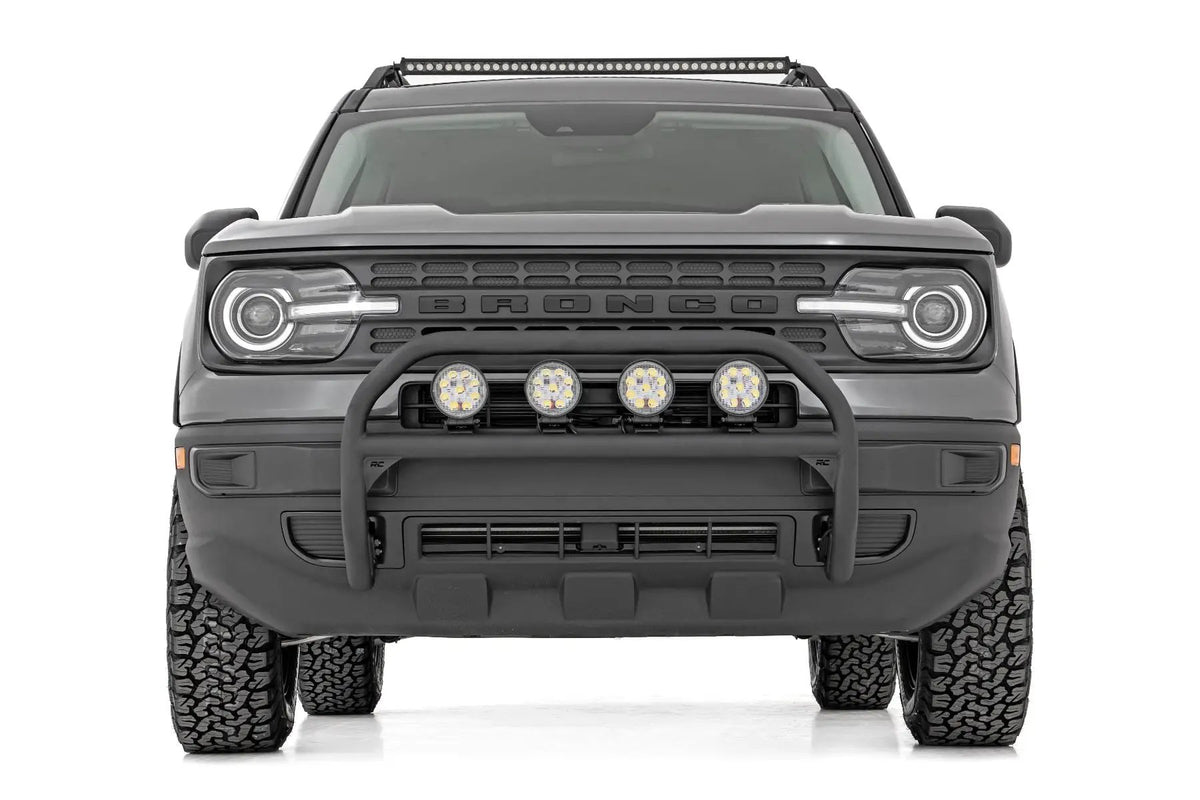 Nudge Bar | 4 Inch Round Led (x4) | Ford Bronco Sport 4WD (2021-2024) by Rough Country