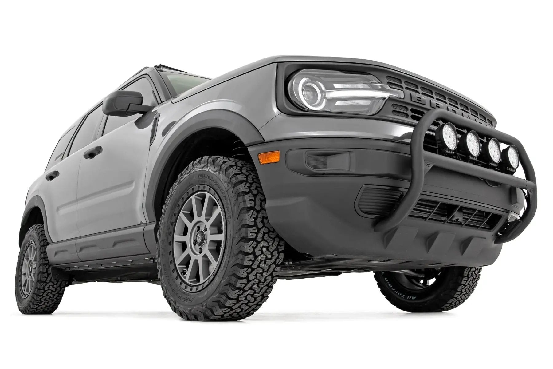Nudge Bar | 4 Inch Round Led (x4) | Ford Bronco Sport 4WD (2021-2024) by Rough Country