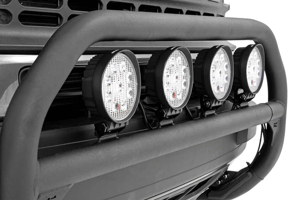Nudge Bar | 4 Inch Round Led (x4) | Ford Bronco Sport 4WD (2021-2024) by Rough Country