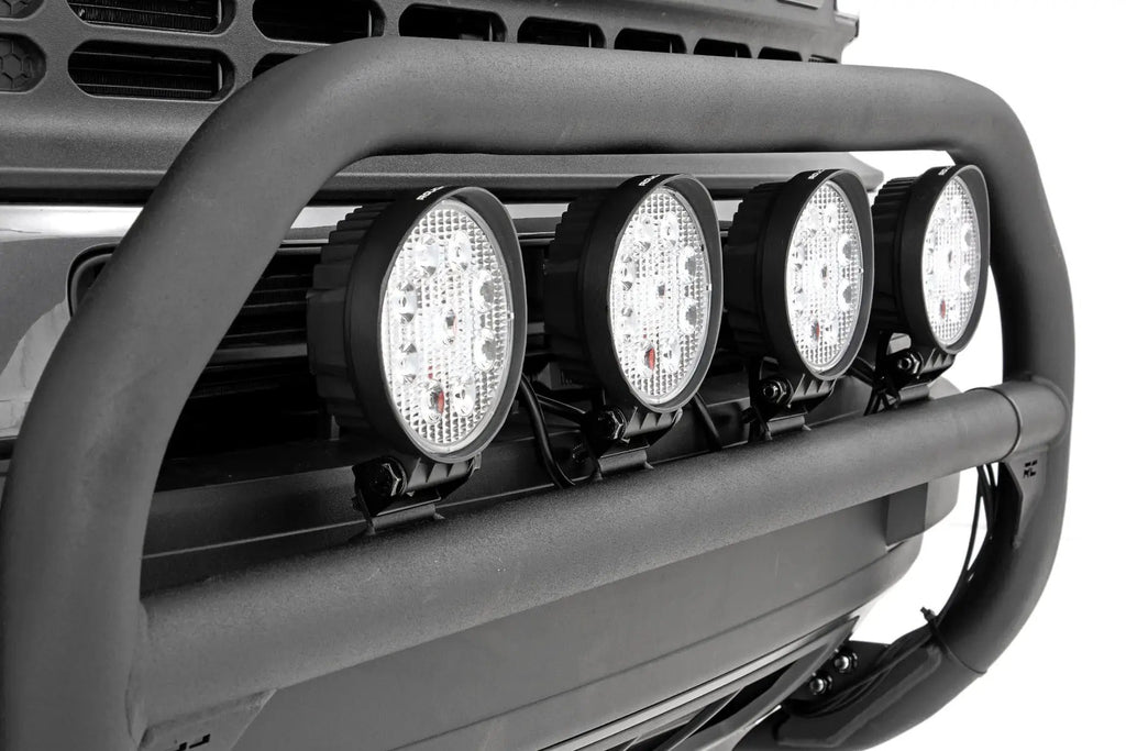 Nudge Bar | 4 Inch Round Led (x4) | Ford Bronco Sport 4WD (2021-2024) by Rough Country