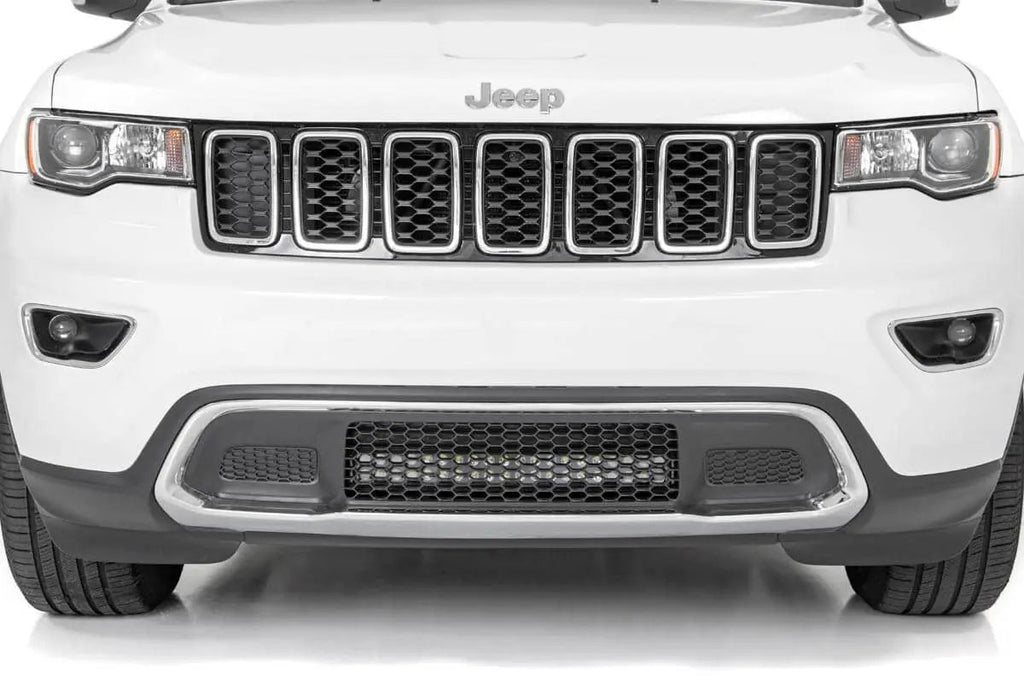 LED Light Kit | Bumper Mount | 20" Spectrum Dual Row | Jeep Grand Cherokee WK2 (11-20) by Rough Country