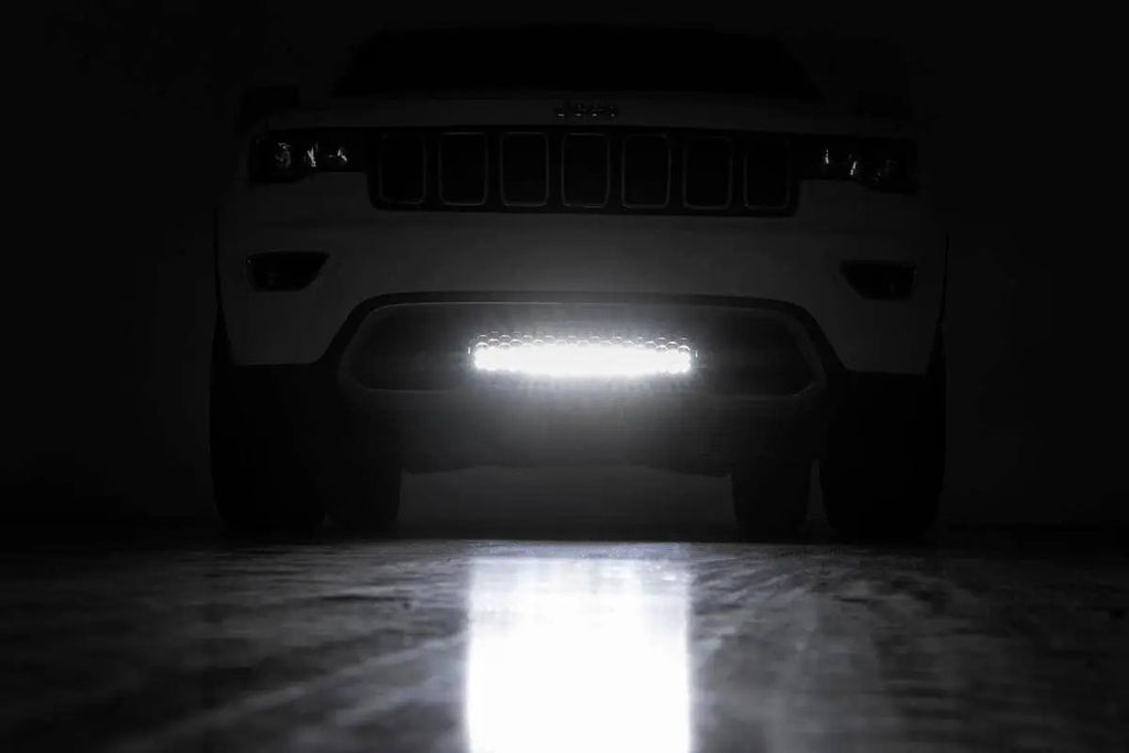 LED Light Kit | Bumper Mount | 20" Spectrum Dual Row | Jeep Grand Cherokee WK2 (11-20) by Rough Country