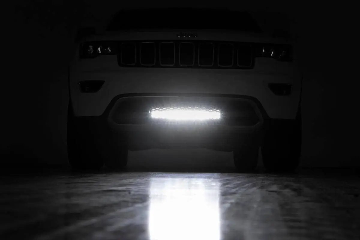LED Light Kit | Bumper Mount | 20" Spectrum Dual Row | Jeep Grand Cherokee WK2 (11-20) by Rough Country