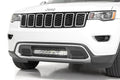 LED Light Kit | Bumper Mount | 20" Black Dual Row| Amber DRL | Jeep Grand Cherokee WK2 (11-20) by Rough Country