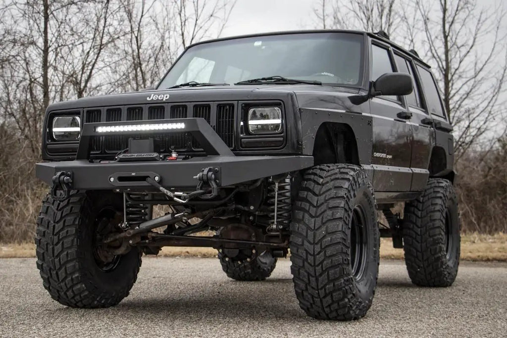 Lower Door Armor | 4 Door | Jeep Cherokee XJ 2WD/4WD (1984-2001) by Rough Country
