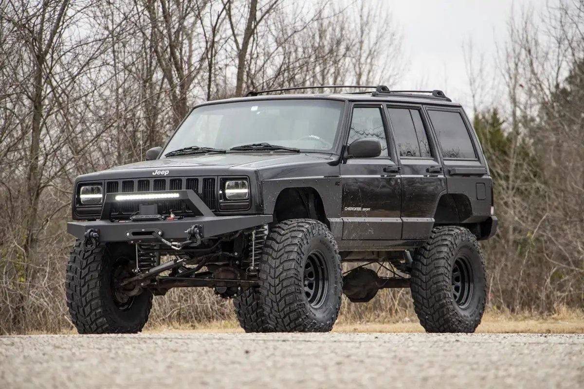 Lower Door Armor | 4 Door | Jeep Cherokee XJ 2WD/4WD (1984-2001) by Rough Country