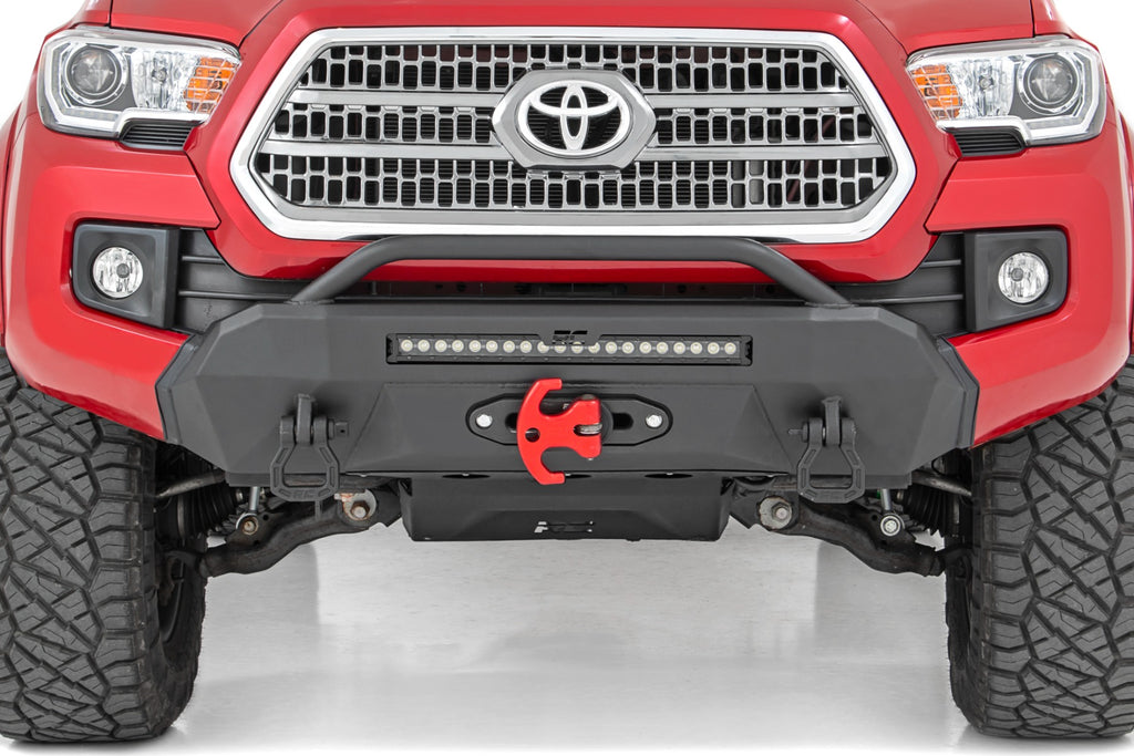 Front Bumper | Hybrid | 20" Blk LED | 12000S | Toyota Tacoma 2WD/4WD (16-23) by Rough Country