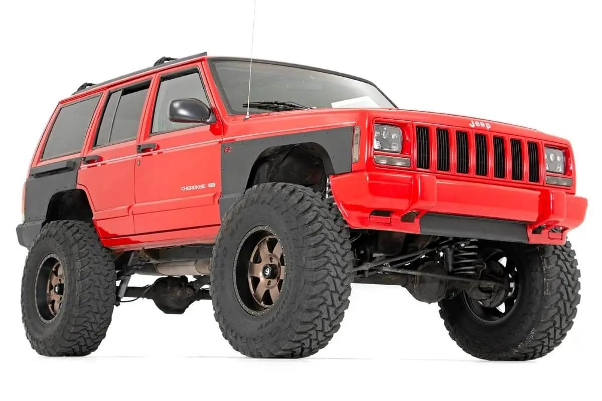 Full Body Armor | FR & RR Combo | Jeep Cherokee XJ 2WD/4WD (1997-2001) by Rough Country