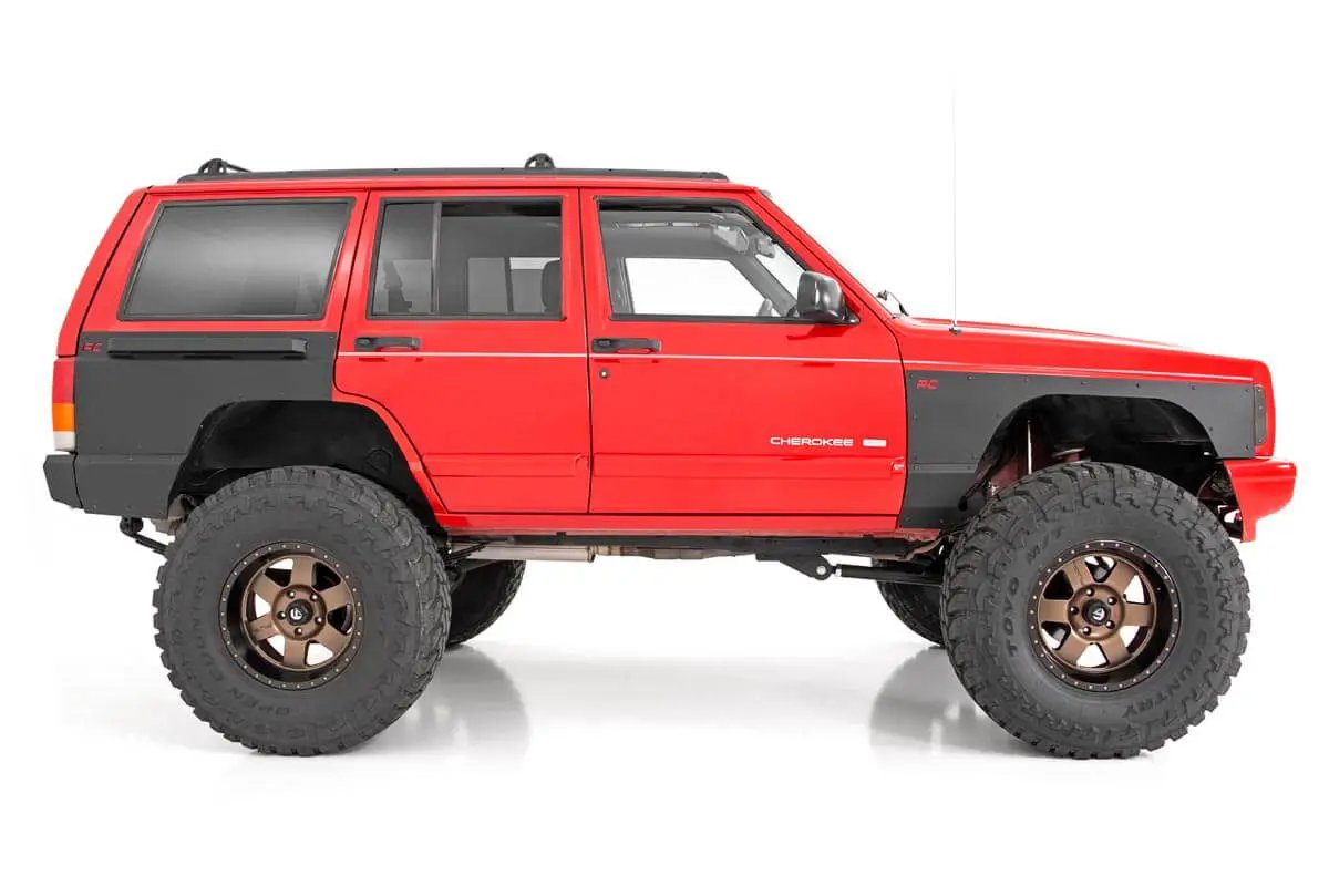 Fender & Quarter Panel Armor | Rear | Combo | Jeep Cherokee XJ 2WD/4WD (97-01) by Rough Country