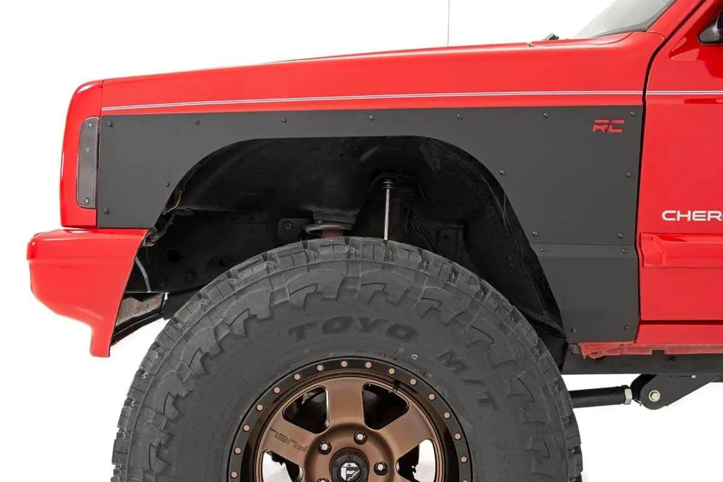 Full Body Armor | FR & RR Combo | Jeep Cherokee XJ 2WD/4WD (1997-2001) by Rough Country