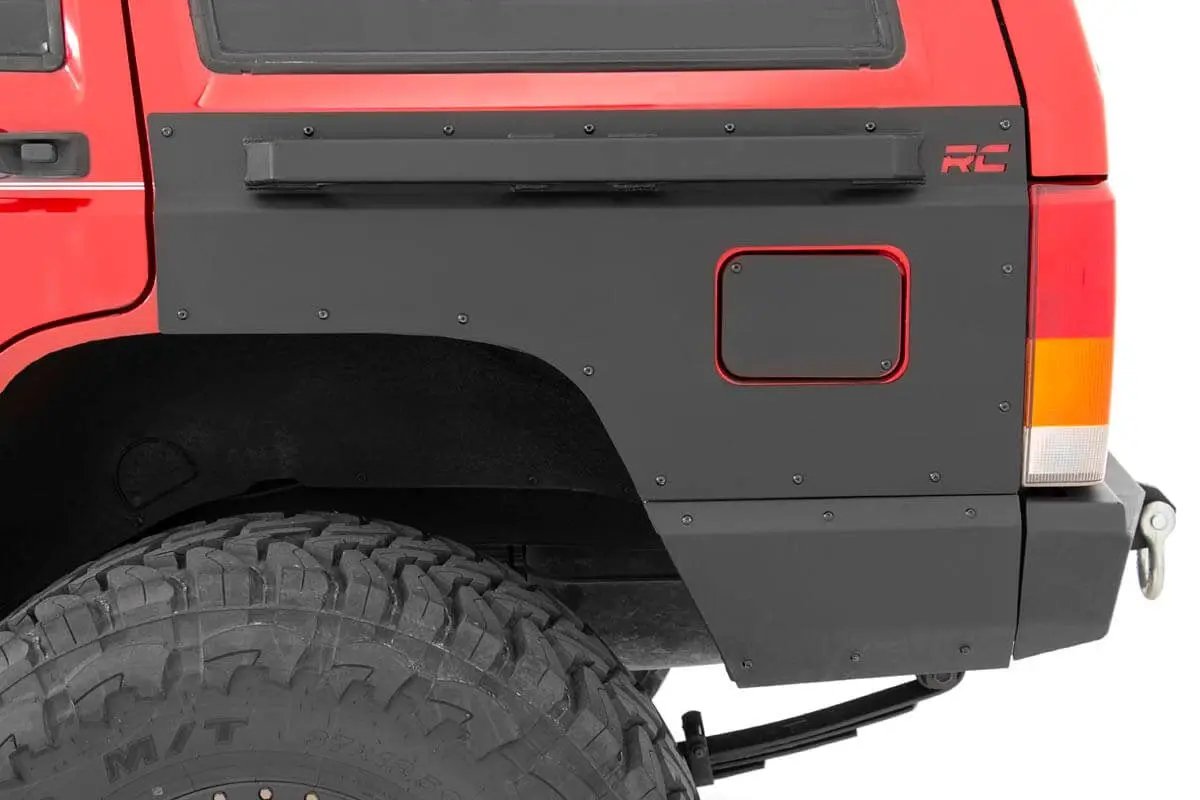 Fender & Quarter Panel Armor | Rear | Combo | Jeep Cherokee XJ 2WD/4WD (97-01) by Rough Country