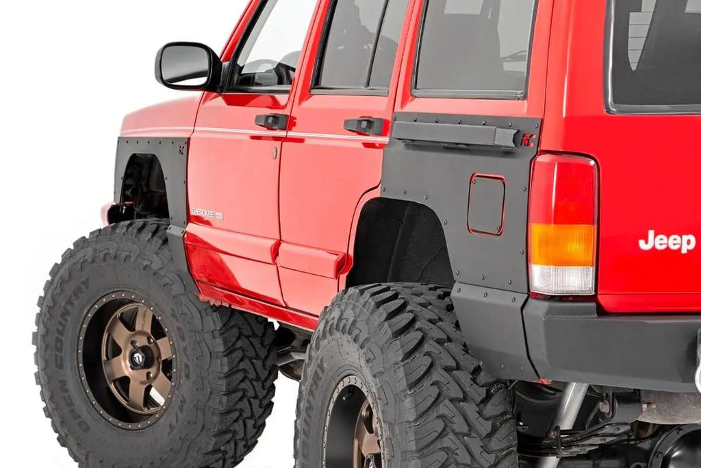 Fender & Quarter Panel Armor | Rear | Combo | Jeep Cherokee XJ 2WD/4WD (97-01) by Rough Country