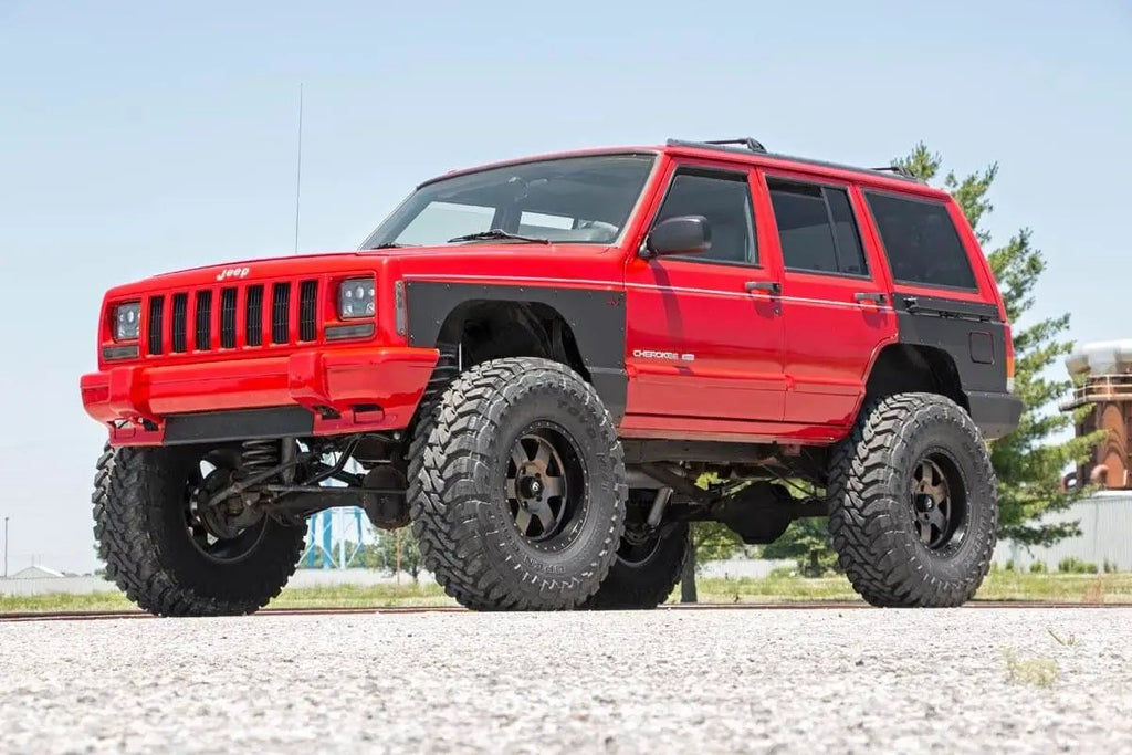 Full Body Armor | FR & RR Combo | Jeep Cherokee XJ 2WD/4WD (1997-2001) by Rough Country