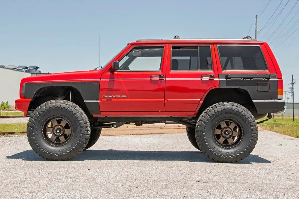 Fender & Quarter Panel Armor | Rear | Combo | Jeep Cherokee XJ 2WD/4WD (97-01) by Rough Country