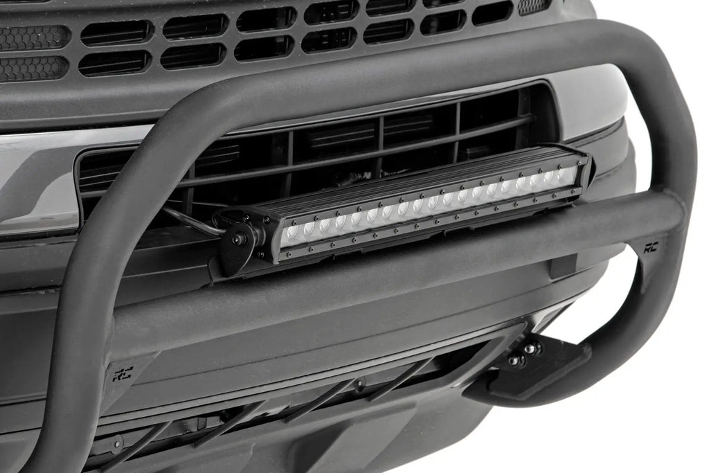 Nudge Bar | 20 Inch BLK DRL Single Row LED | Ford Bronco Sport 4WD (21-24) by Rough Country