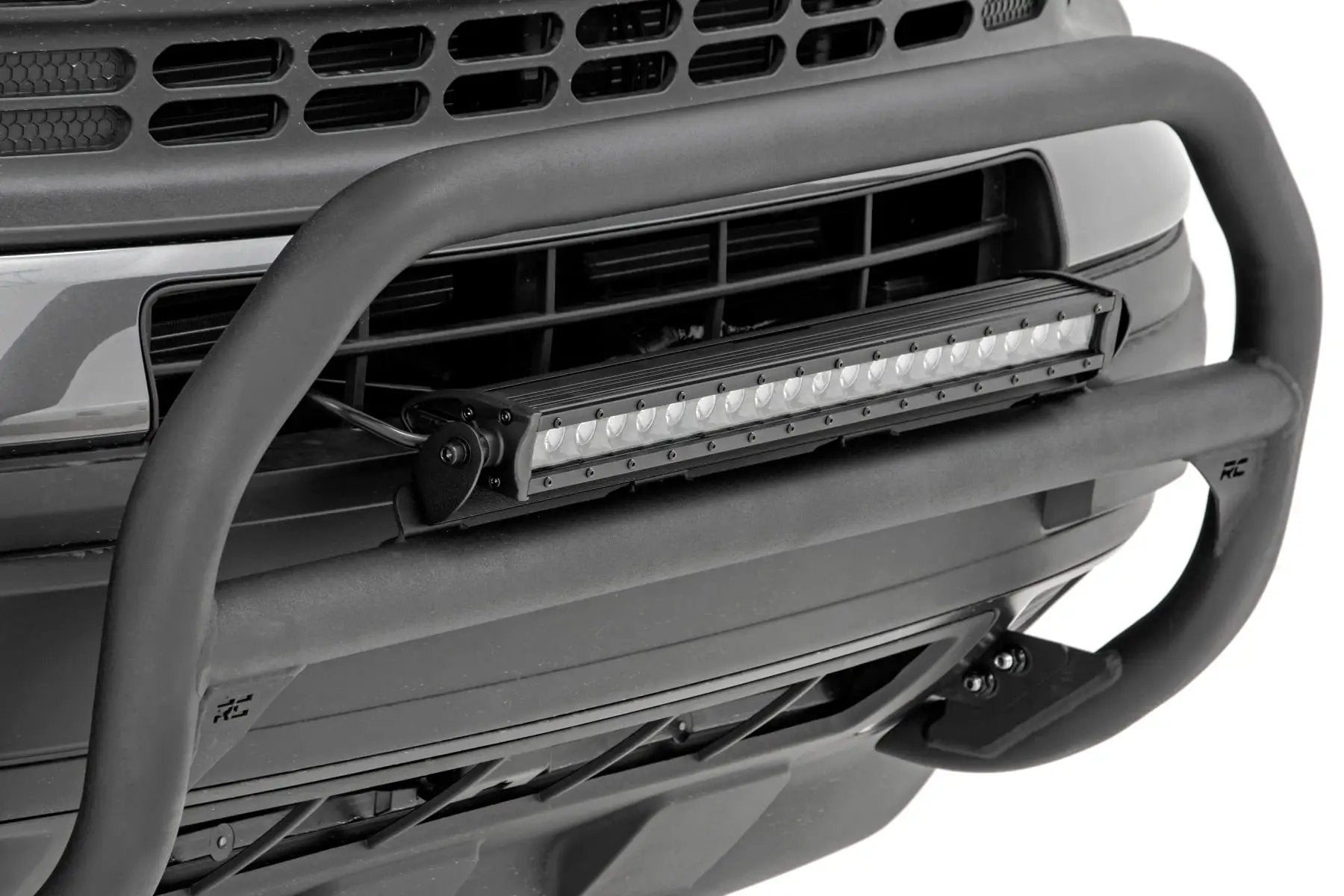 Nudge Bar | 20 Inch BLK DRL Single Row LED | Ford Bronco Sport 4WD (21-24) by Rough Country