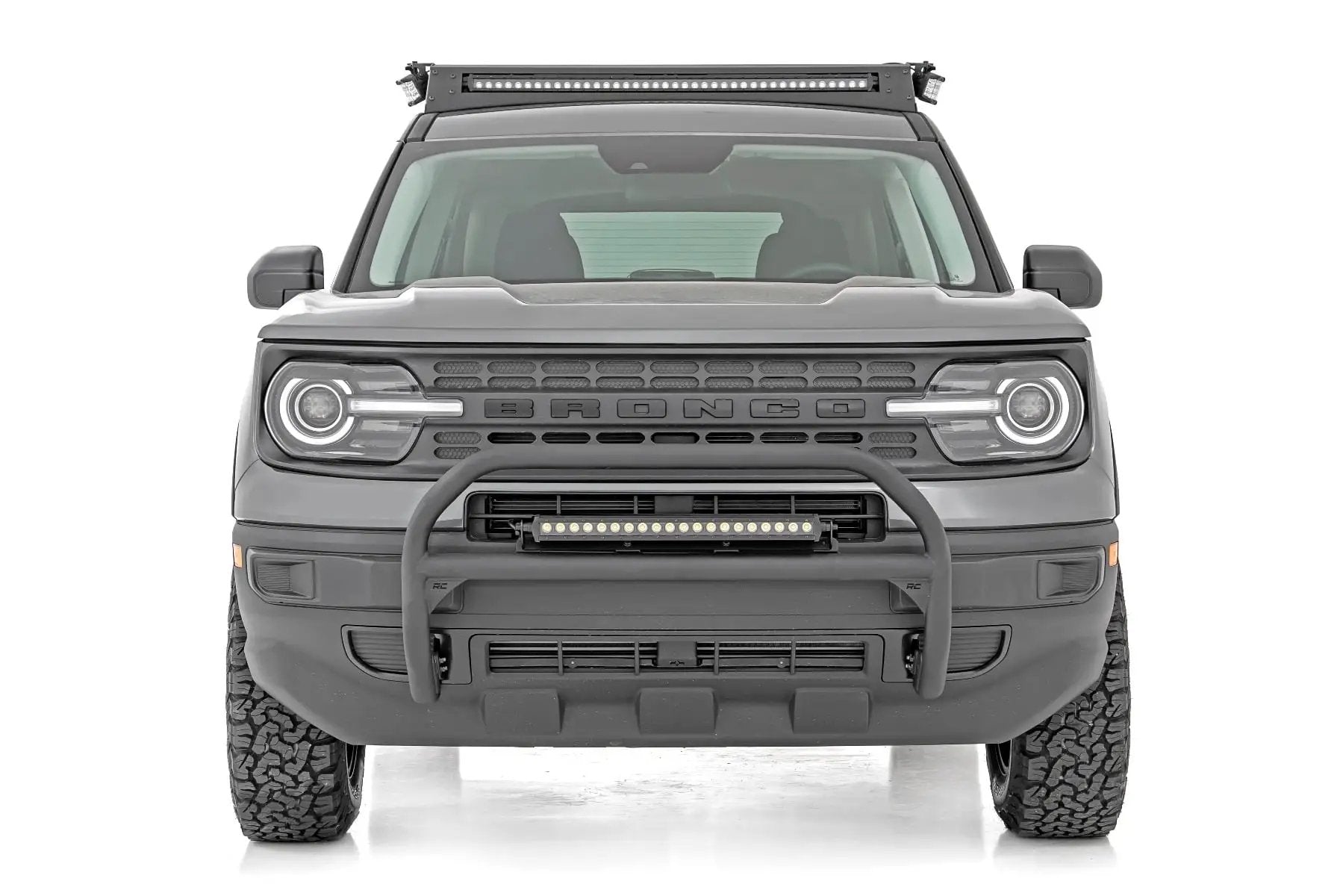 Nudge Bar | 20 Inch Black Single Row LED | Ford Bronco Sport 4WD (2021-2024) by Rough Country