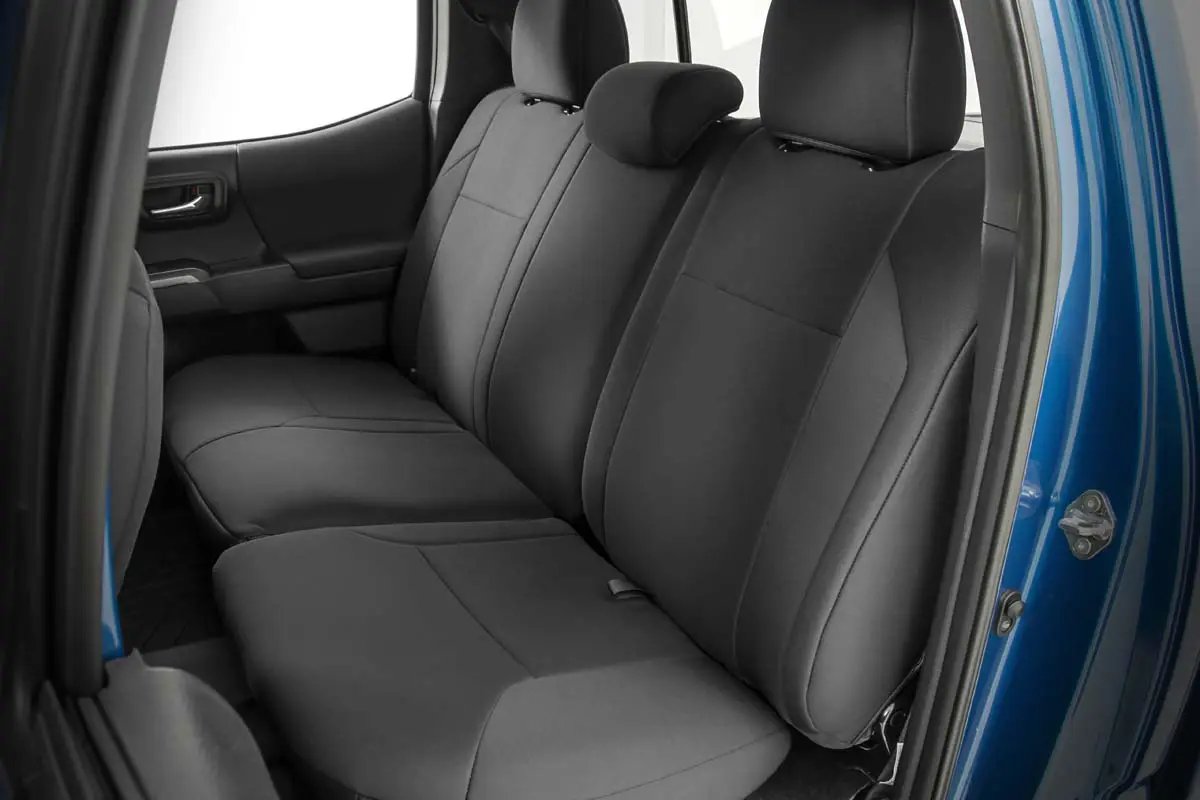 Seat Covers | Front | Double Cab | Toyota Tacoma 2WD/4WD (2016-2023) by Rough Country