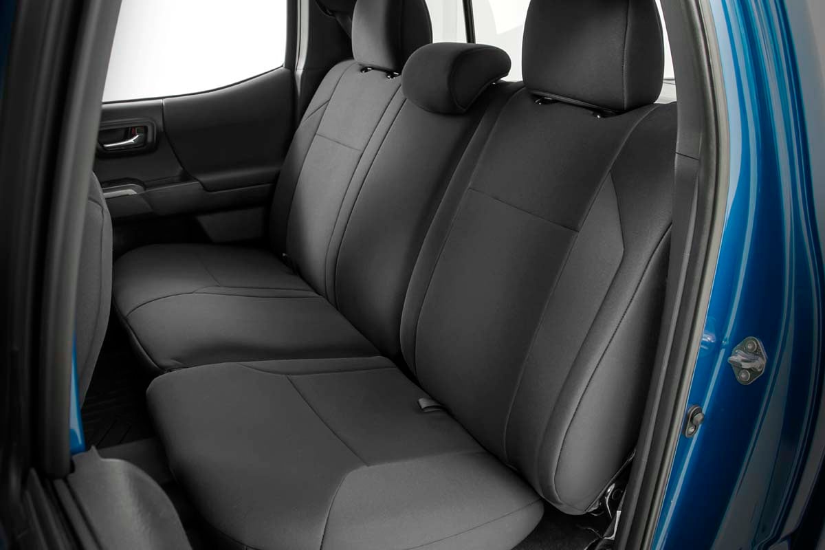Seat Covers | Front | Double Cab | Toyota Tacoma 2WD/4WD (2016-2023) by Rough Country