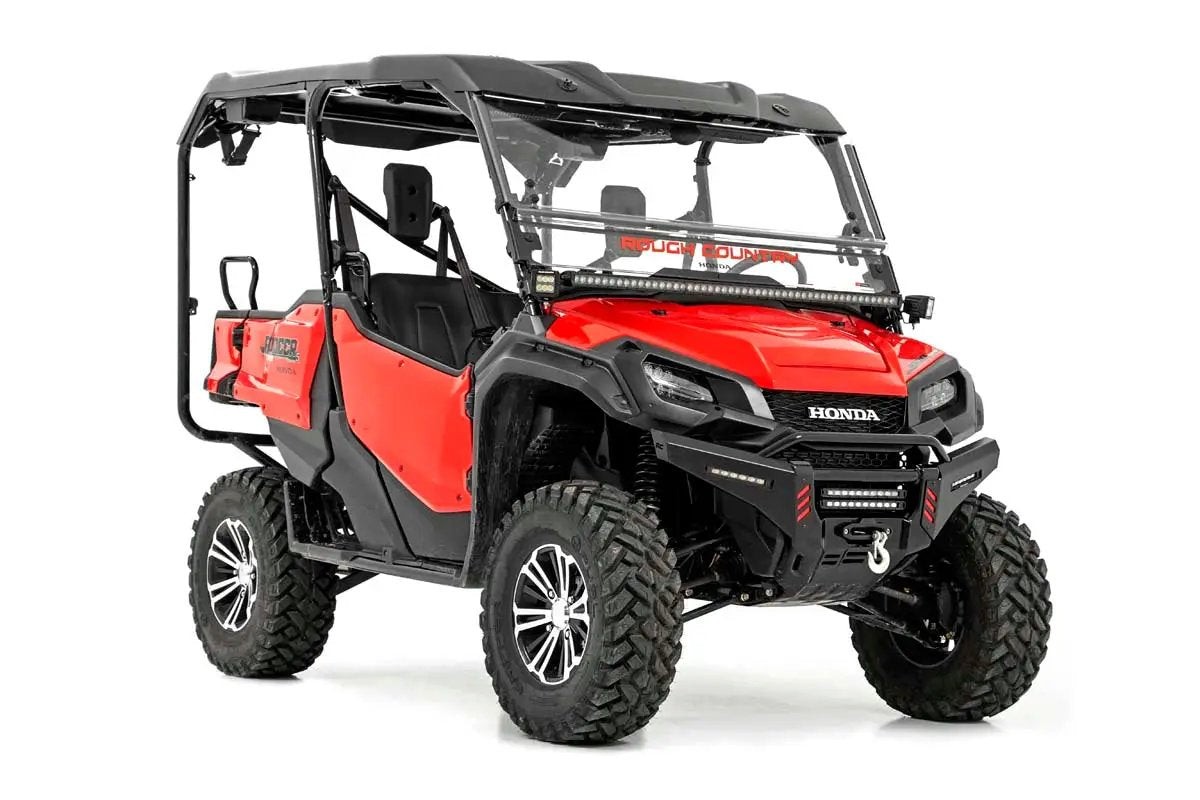 LED Light Kit | Cage Mount | 2" Black Pair | Amber DRL | Honda Pioneer 1000/Pioneer 1000-6 by Rough Country