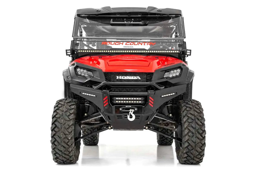 LED Light Kit | Cage Mount | 2" Black Pair | Amber DRL | Honda Pioneer 1000/Pioneer 1000-6 by Rough Country
