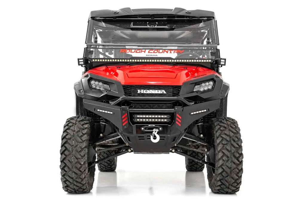 LED Light Kit | Cage Mount | 2" Black Pair | White DRL | Honda Pioneer 1000/Pioneer 1000-6 by Rough Country