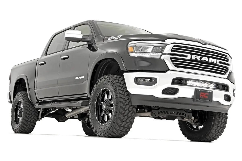 LED Light Kit | Bumper Mount | 20" Chrome Dual Row | Amber DRL | Ram 1500 (19-24) by Rough Country