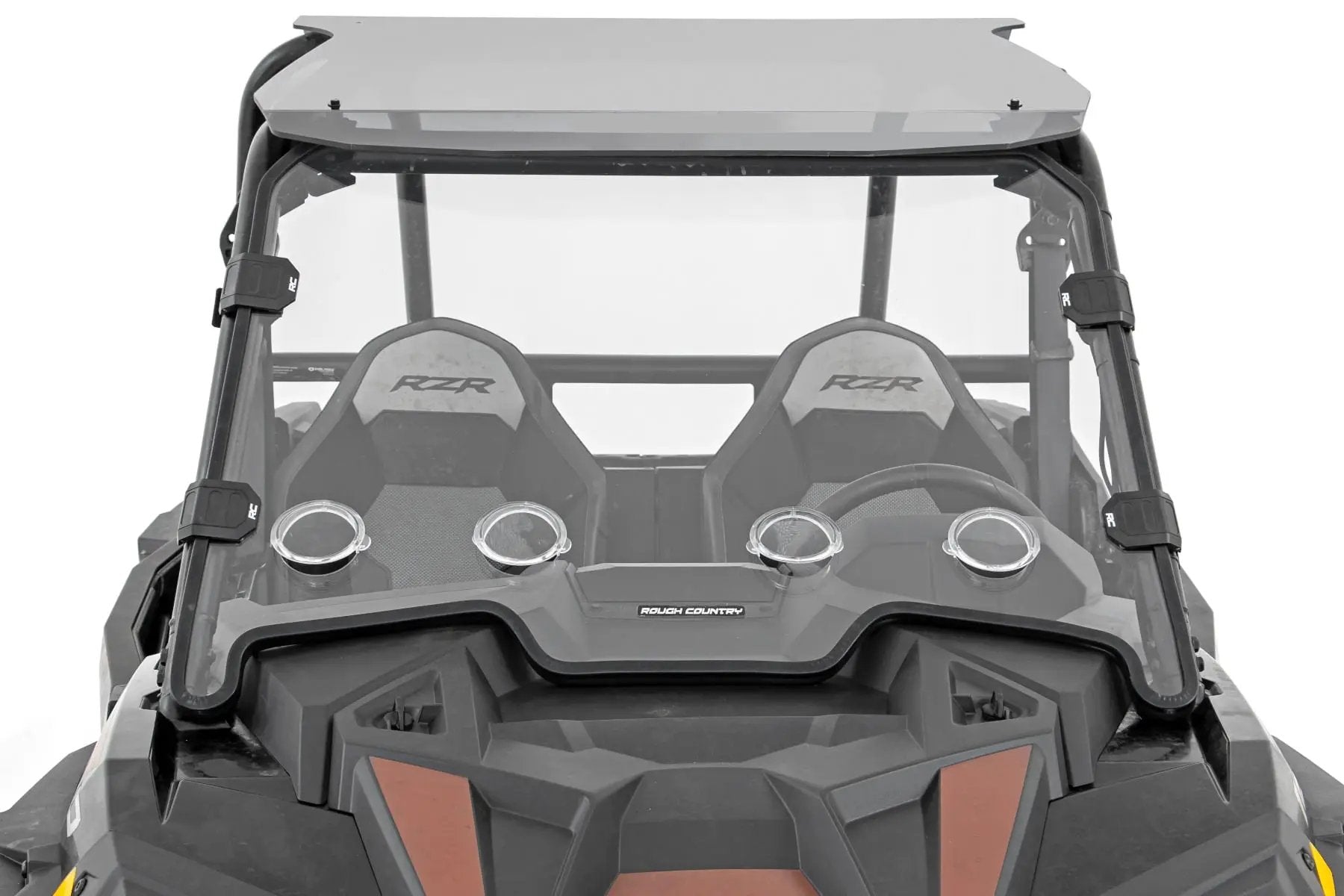 Vented Full Windshield | Scratch Resistant | Polaris RZR XP 1000 by Rough Country