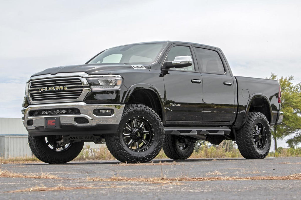 LED Light Kit | Bumper Mount | 20" Black Dual Row | White DRL | Ram 1500 (19-24) by Rough Country