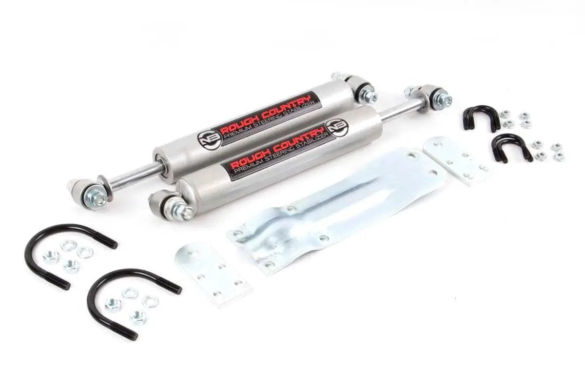 N3 Steering Stabilizer | Dual | Chevy/GMC K10 Truck & SUV/K5 Blazer (69-91) by Rough Country