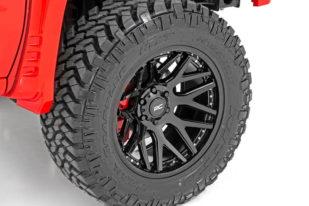 Rough Country 95 Series Wheel | One-Piece | Gloss Black | 20x10 | 8x170 | -19mm by Rough Country